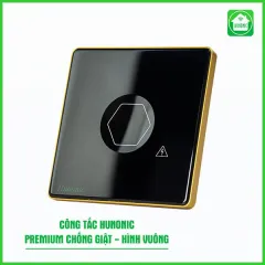 Công Tắc Chống Giật Bình Nóng Lạnh Thông Minh Premium Hình Vuông 1