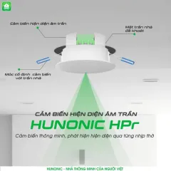Cảm Biến Hiện Diện Wifi Âm Trần Hunonic HPR 2
