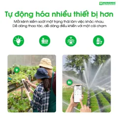 Công tắc thông minh Hunonic Lahu 2 kênh điều khiển từ xa 4