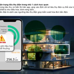 Bộ cầu dao thông minh RD.MCB.WF 2P C63 6