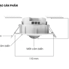 Cảm biến chuyển động CB09.PIR CB09.PIR (AC) 2