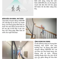 Cảm biến chuyển động thông minh CB09.PIR.BLE (DC) 3