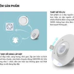 Cảm biến chuyển động thông minh CB09.PIR.BLE (DC) 4