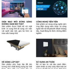 Công tắc thông minh CTCU.BLE CN.03T 4