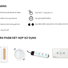 Công tắc thông minh nằm dọc 6