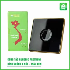 Công Tắc Hunonic Premium Hình Vuông 6