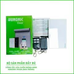 Công Tắc Cửa Cuốn Wifi Thông Minh HUNONIC DOOR ( màu trắng) 2