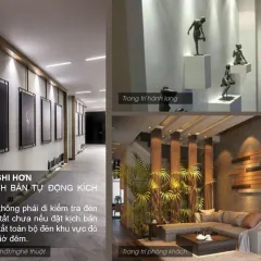 Đèn LED âm trần Downlight thông minh xoay góc AT22.BLE 60/12W 5