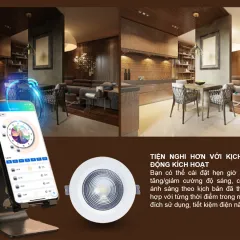 Đèn LED âm trần Downlight COB 110/9W AT14.BLE 110/9W 2