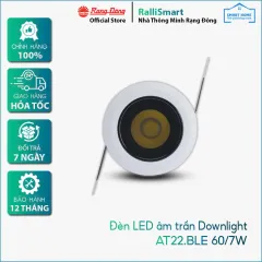 Đèn LED âm trần Downlight thông minh xoay góc 1