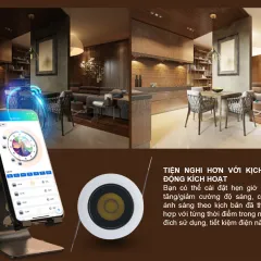 Đèn LED âm trần Downlight thông minh xoay góc 2