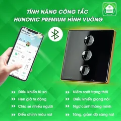 Công Tắc Hunonic Premium Hình Vuông 7