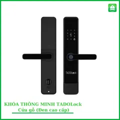 KHÓA THÔNG MINH TADOLock Cửa gỗ (Đen cao cấp) 1
