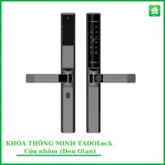 KHÓA THÔNG MINH TADOLock Cửa nhôm (Đen titan) 1