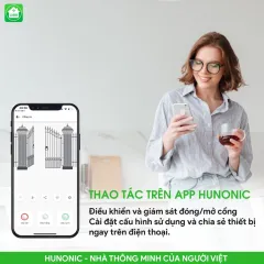 Công Tắc Cảm Ứng Cổng Tự Động Wifi Hunonic Gate 10
