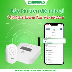 Chuông Cửa Thông Minh HUNONIC NOKA - An ninh tối ưu - Bảo mật tuyệt đối 2