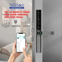 KHÓA THÔNG MINH TADOLock Cửa gỗ (Đen cao cấp) 5