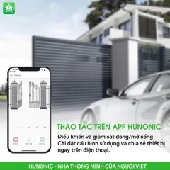 Công Tắc Cảm Ứng Cổng Tự Động Wifi Hunonic Gate 11