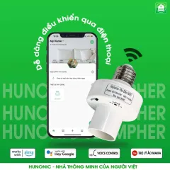 Đui Đèn Thông Minh Wifi Hunonic - Tối Ưu Hóa Trải Nghiệm Chiếu Sáng 4
