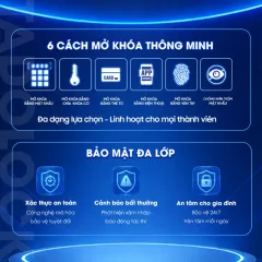 Khoá thông minh cửa gỗ TDL 21 3