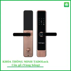 KHÓA THÔNG MINH TADOLock Cửa gỗ (Vàng hồng cổ điển) 1