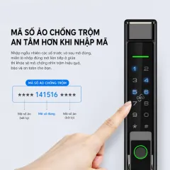 Khoá thông minh cửa gỗ TDL 21 6