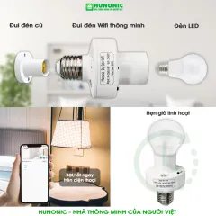 Đui Đèn Thông Minh Wifi Hunonic - Tối Ưu Hóa Trải Nghiệm Chiếu Sáng 6