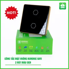Công Tắc Cảm Ứng Wifi Hunonic Mặt Vuông 3
