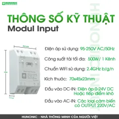 Modul Input Hunonic – Giải Pháp Đầu Vào Thông Minh Và Đa Dạng 3