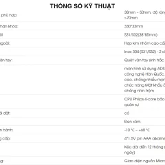Khóa cửa thông minh  AG101-FACP 4