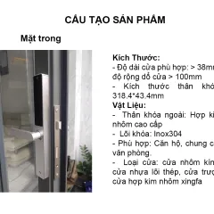Khóa cửa thông minh  AG101-FACP 5
