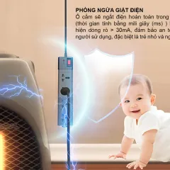 Ổ cắm đa năng chống giật 5m OC04 4C-5M-10A 5