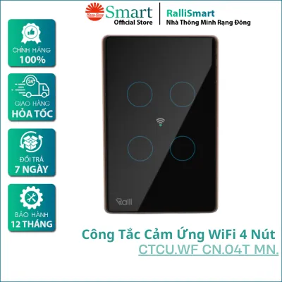Công tắc thông minh Rạng Đông CTCU.WF CN.04 MN