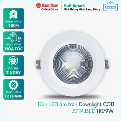 Đèn LED âm trần Downlight COB 110/9W AT14.BLE 110/9W