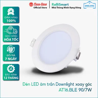 Đèn LED âm trần AT16.BLE 90/7W Downlight thông minh