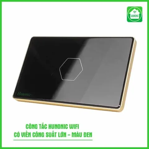 Công tắc cảm ứng có viền công suất lớn màu đen