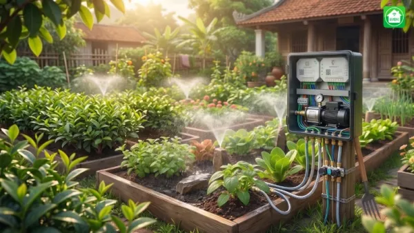 Hướng dẫn thiết lập hệ thống tưới cây thông minh tự động cho sân vườn