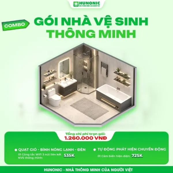 Gói nhà vệ sinh thông minh Hunonic