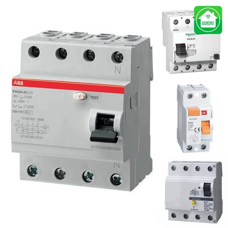 Aptomat chống giật được thiết kế với nhiều mẫu mã, kiểu dáng đa dạng