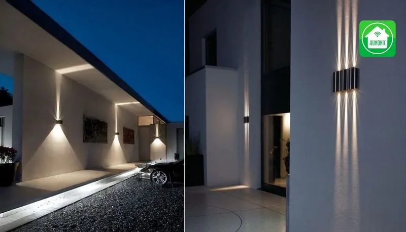 Đèn treo tường LED có kiểu dáng vô cùng nhỏ gọn và nhiều mẫu đẹp độc đáo