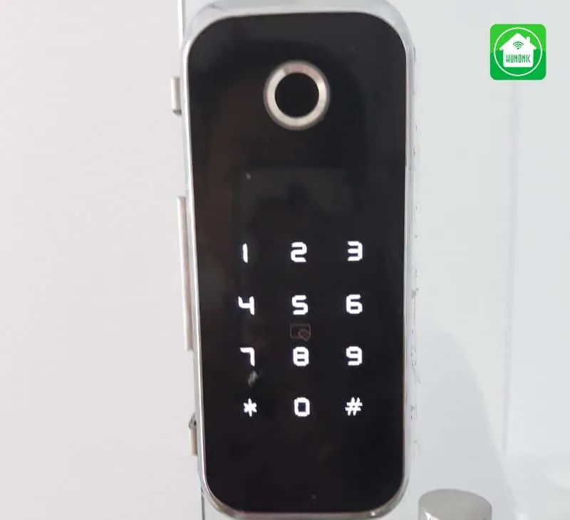 Khóa vân tay cửa kính lùa Homekit AB - 11B cao cấp