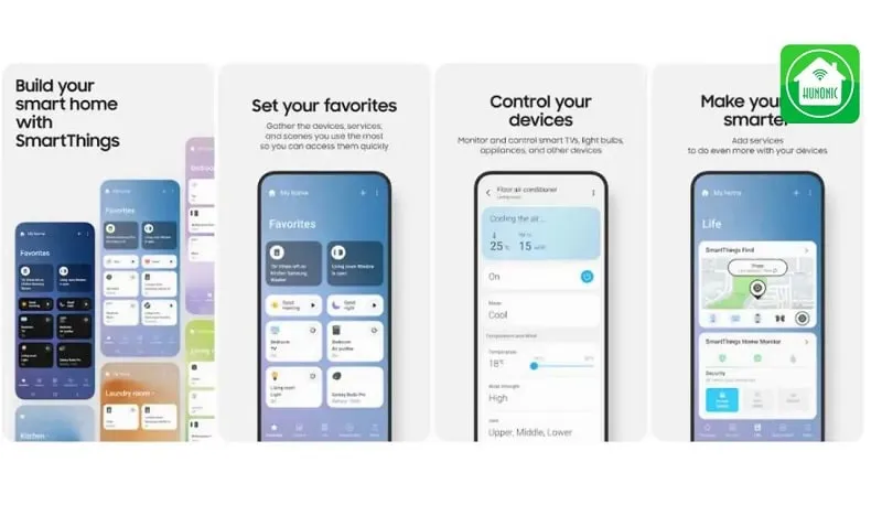 Mọi thiết bị có thể kết nối với ứng dụng của Samsung