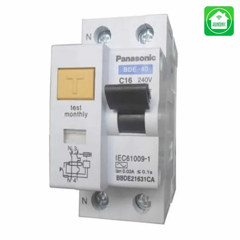 Aptomat chống giật có chức năng bảo vệ quá tải, tự động đóng ngắt dòng điện khi có dòng rò