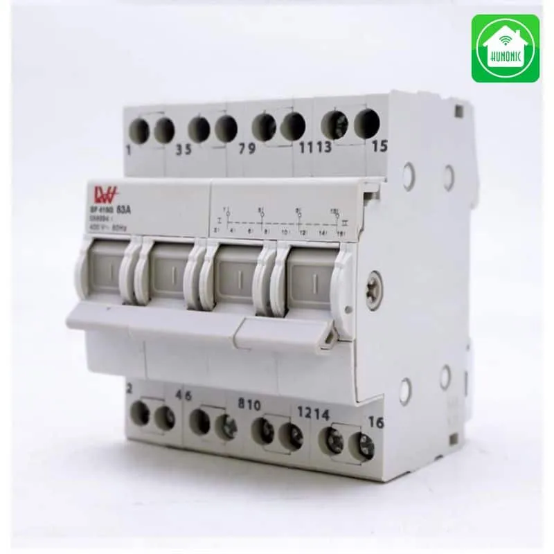 Sử dụng cầu dao đảo chiều phù hợp với công suất điện trong nhà mình