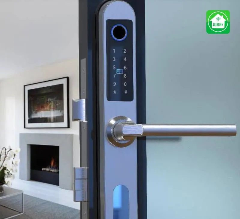 Khóa cửa vân tay Goodum E69 được thiết kế gọn nhẹ, hiện đại và phong cách