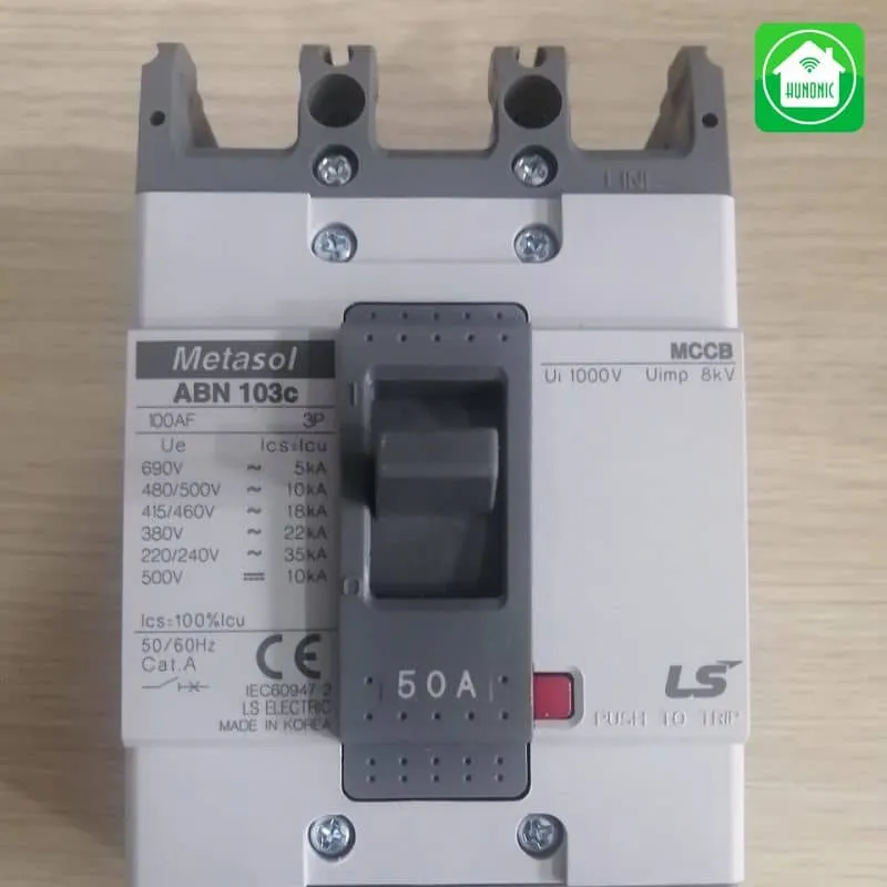 MCCB có thể tự động ngắt mạch khi phát hiện sự quá tải