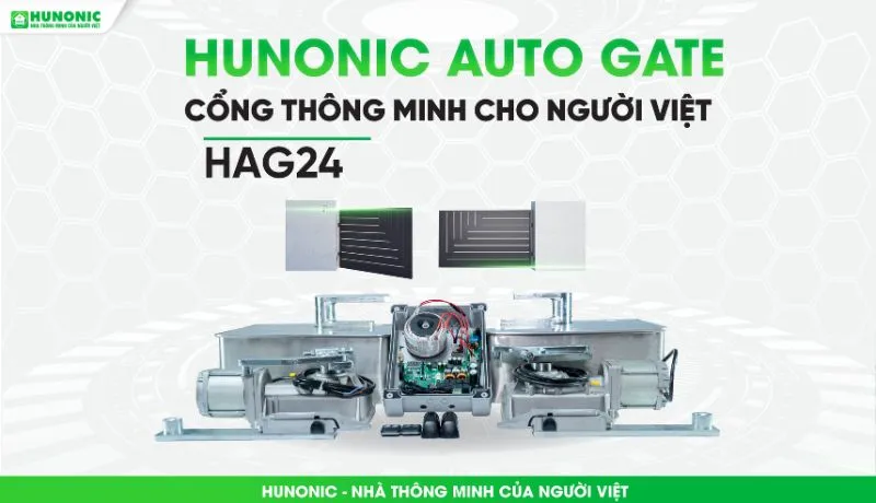 Giới thiệu sản phẩm Cổng tự động Hunonic Auto Gate
