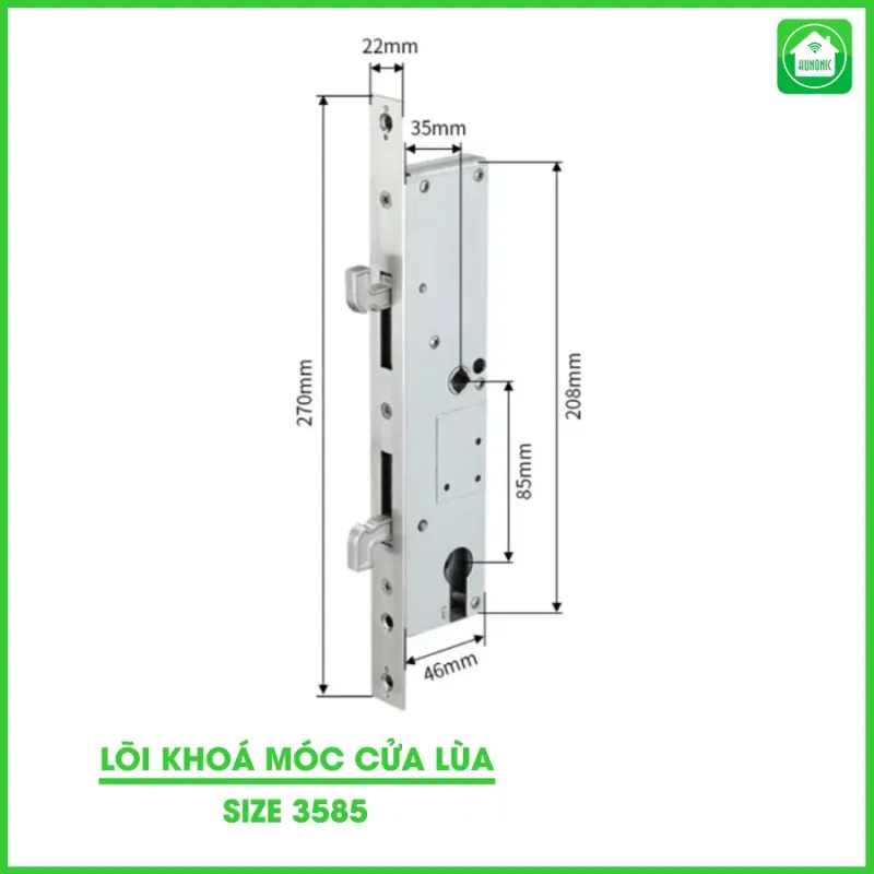 Lõi khóa móc cửa lùa