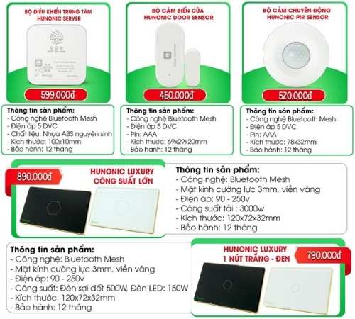Bộ điều khiển trung tâm hunonic