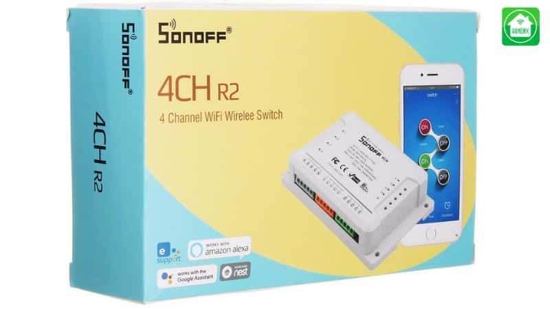 Sonoff 4CH R2 sở hữu một vẻ ngoài sang trọng, bắt mắt
